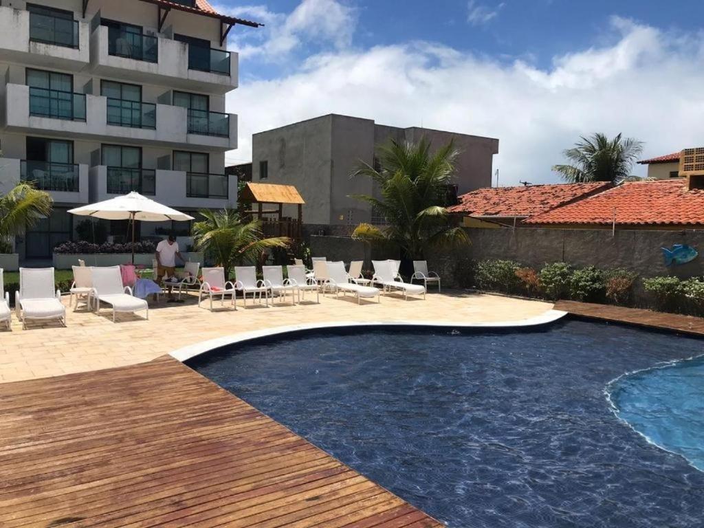 Laguna Beach Flat 101 Porto De Galinhas - Flat Terreo Com Saida Para Piscina Exterior foto